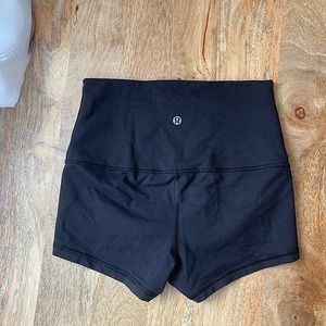 LULULEMON high waisted black reversible spandex